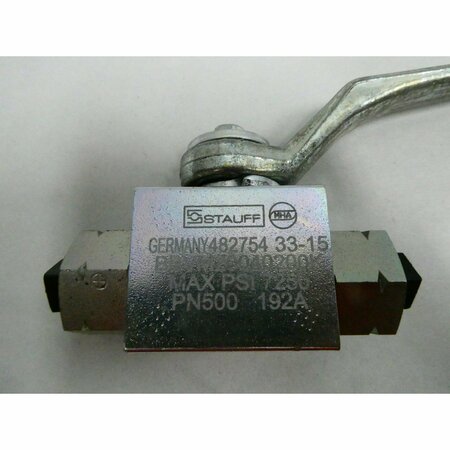 Stauff Manual Steel Threaded 1/4 in. Npt Ball Valve BBVM20040200K